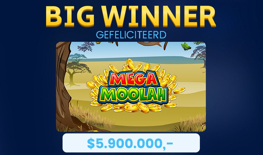 Big Win: player wins $ 5.9 million!