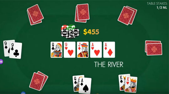 Last round of betting after the river