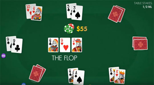 Betting round 2 after the flop