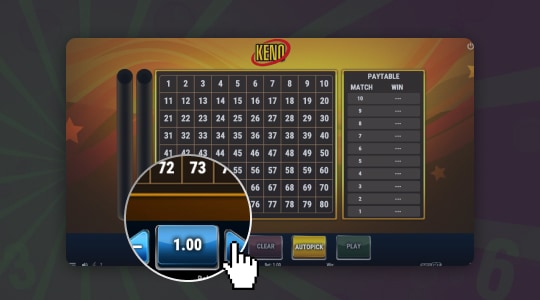 Determine the height of the bet