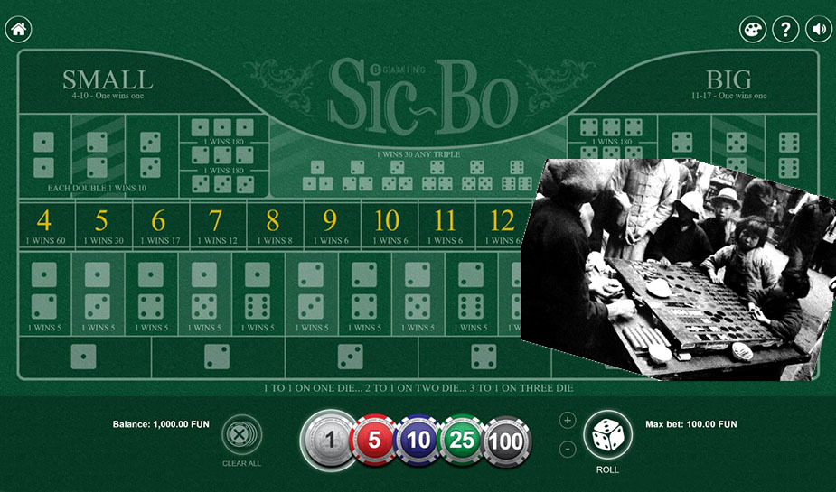 Sic Bo: where did this game and word come from?