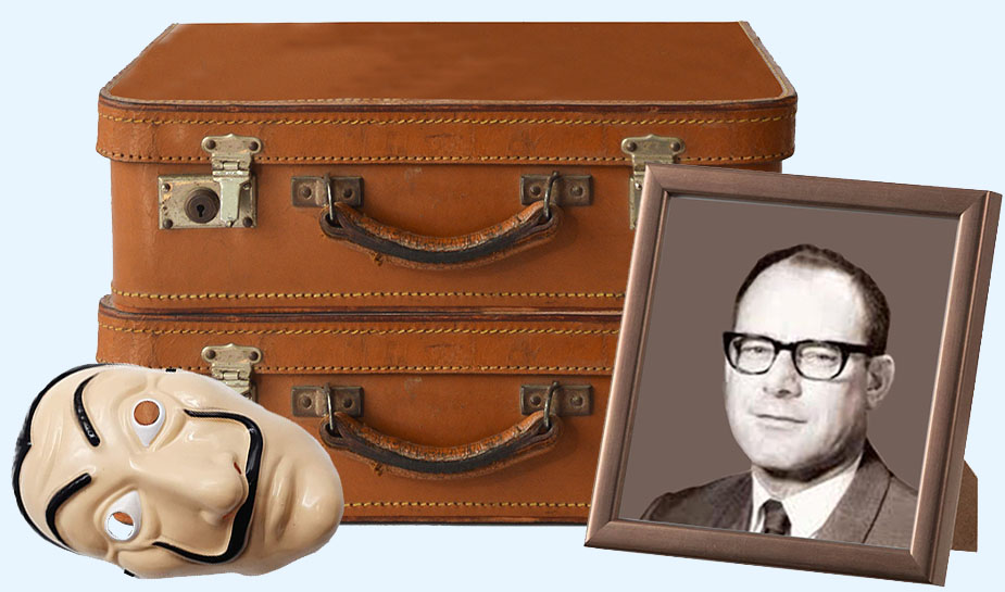 The masked gambler, William Lee Bergstrom