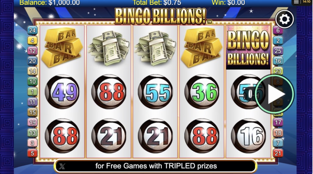Rules of the game bingo billions slot