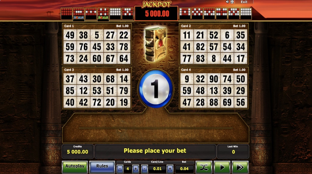 Game rules book of ra bingo slot
