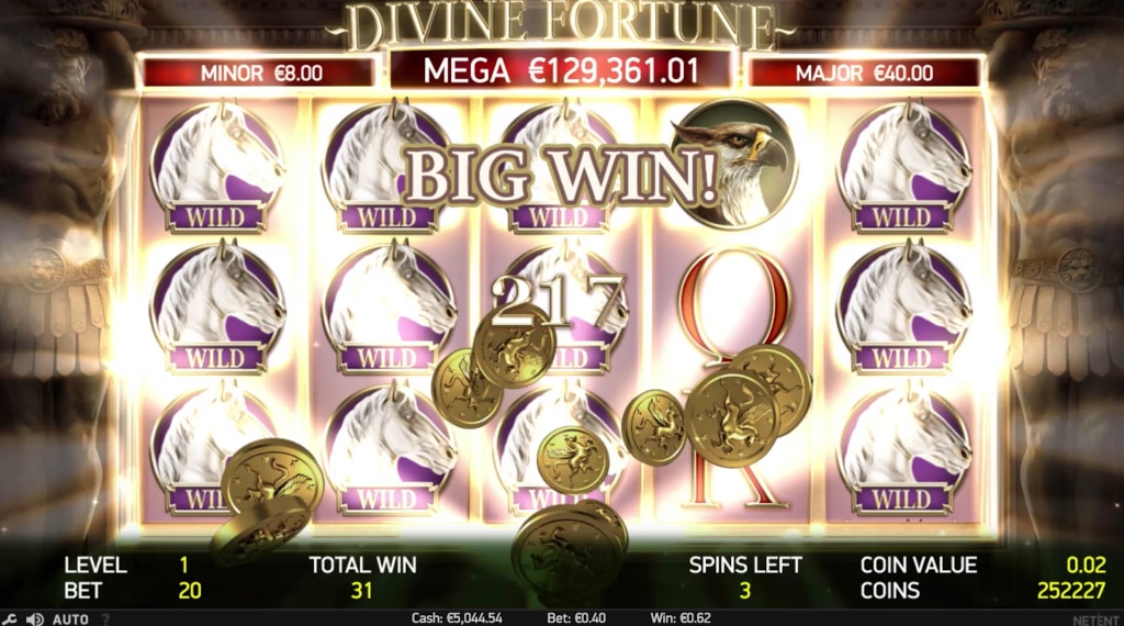 Appearance divine fortune slot