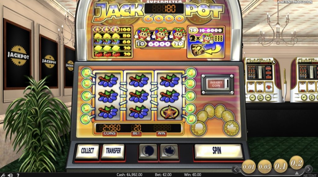 Supermeter of Jackpot 6000