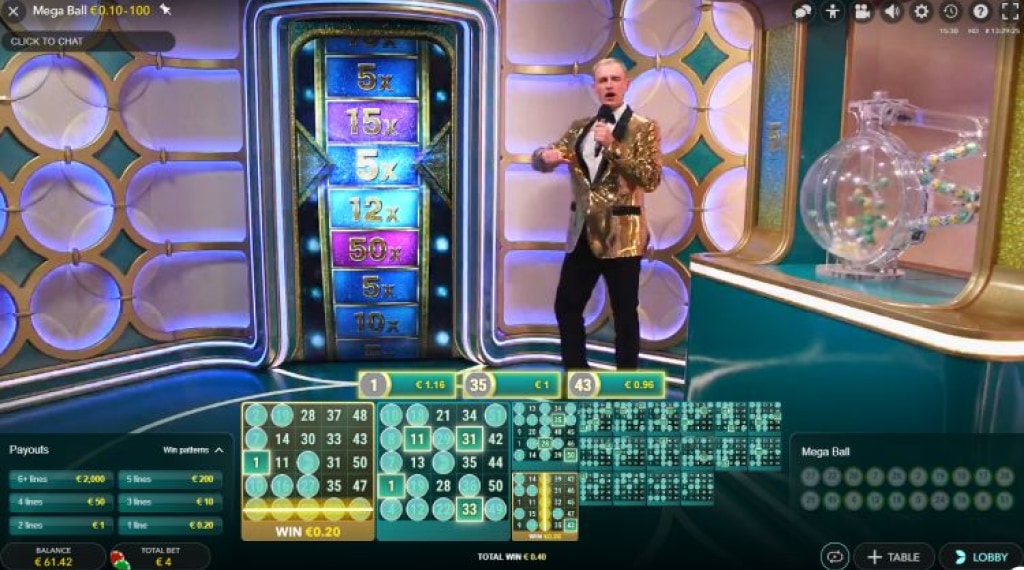 Rules of the game Mega Ball