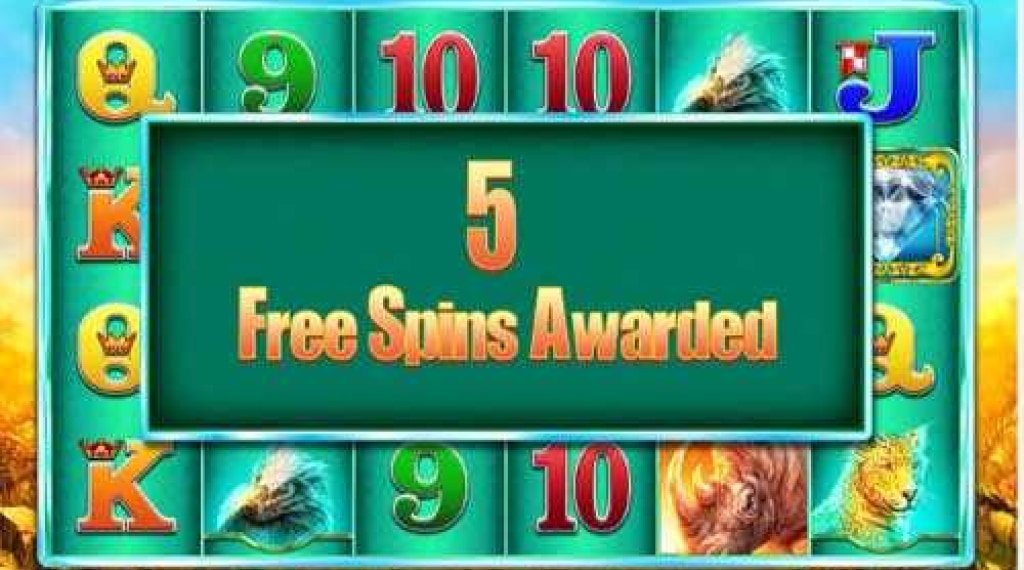 Free spins from Raging Rhino