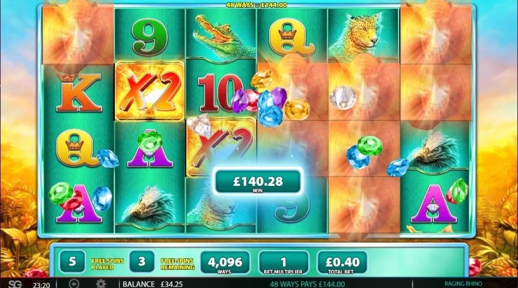 Appearance of Raging Rhino