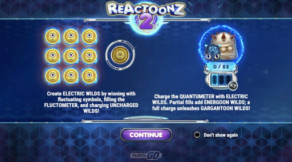 Symbols of Reactoonz 2