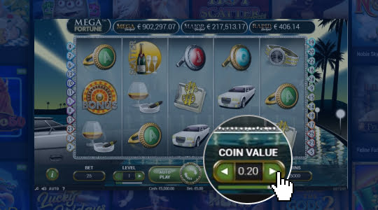 Determine bets per spin