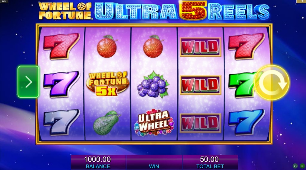 Features of Wheel Of Fortune Ultra 5 Reels