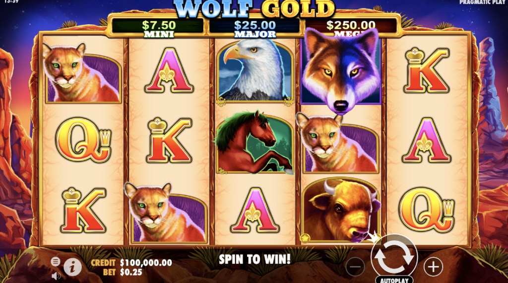Appearance of Wolf Gold