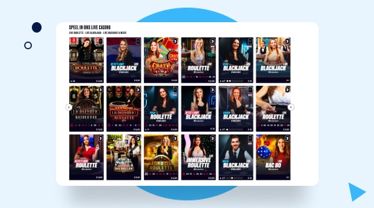 Welcome to the live casino